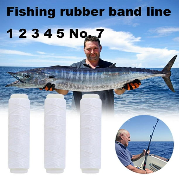 Invisible Rubber Fishing Bait Elastic Line Rubber Band Thread Elastic Line  N6X3