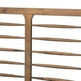 thumbnail image 5 of Baxton Studio Lucie Contemporary/Modern Engineered Wood Textured Platform Bed, Full, Walnut Brown, 5 of 10