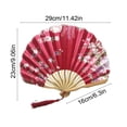 thumbnail image 3 of Wzzjkit Folding Hand Fan With Colorful Classical Style Folding Fan for Party Dancing Wedding and Home Decoration, 3 of 6
