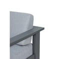 thumbnail image 4 of Pemberly Row Outdoor Arm Chair with Aluminum Metal Frame - Gray, 4 of 5