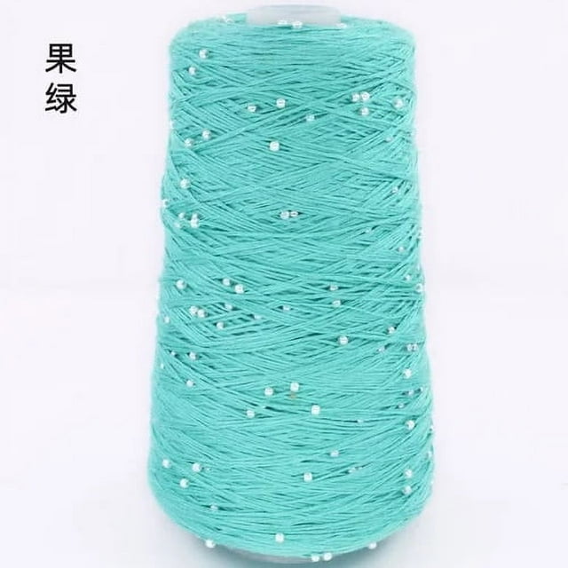 350g Pearl Mercerized Cotton Yarn Hand-knitted Cotton Pearl Lace Line Fine Crochet Thread Bead Thread Diy Hand-braided Thread