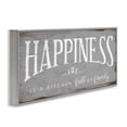 thumbnail image 3 of Stupell Industries Happiness is A Full Kitchen Phrase Distressed Paint, 13 x 30,Design by Daphne Polselli, 3 of 5