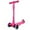 Pink, variant on Emorefun 3 Wheels Scooters for Kids Adjustable Height, AEBC-9 Bearing, 3 Light Up Wheels, Lean to Steer, for Boys/Girls 3-12 Years Old