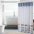 thumbnail image 1 of Cortina De Poliéster Impermeable A Prueba De Moho, Cortina De Baño, Accesorio De Baño Para Ducha Para Baño Con Ganchos, 1 of 7