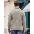 thumbnail image 4 of COOFANDY Men's Casual Knit Pullover Sweatshirt Slim Fit Thermal Winter Sweater, 4 of 20