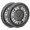 25LB, variant on Cast Iron Olympic Weight Plates – Free Weights with 2-inch Hole & Anti-Rust Hammertone Finish - Ideal for Strength Training, Crossfit Equipment & Home Gym Set – Sold in Pairs - 2.5LB–45LB