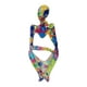 thumbnail image 2 of Estatuilla humana perfecl decoración creativa moderna Figura Pensador abstracto, 2 of 8