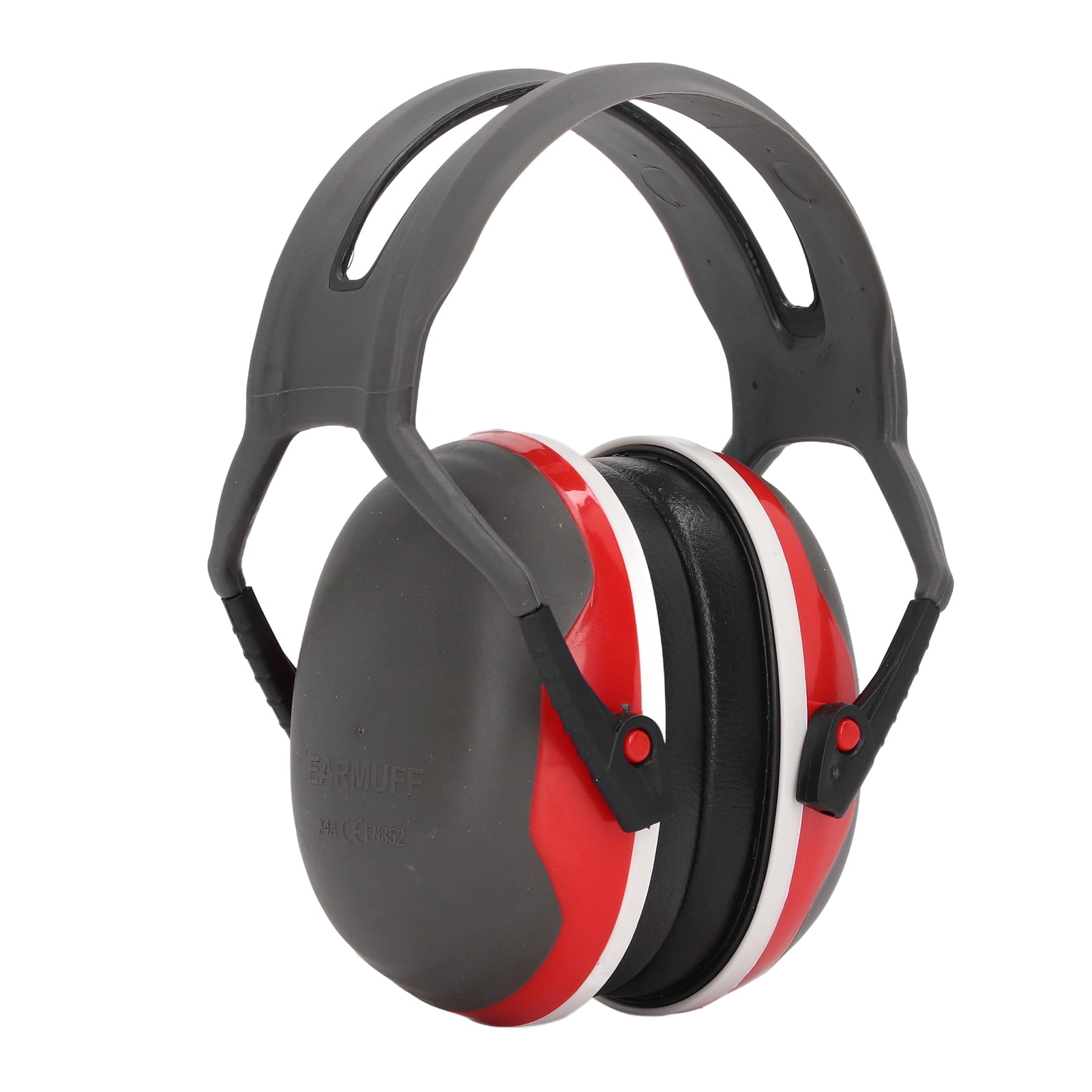 YAHHU Infant Earmuffs Noise Reduction Lightweight Adjustable Hearing Protection Headset for Sleep Studying Red, 7.87 inches / 20 cm