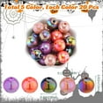 thumbnail image 2 of 100Pcs 5 Colors 16mm Acrylic Beads Bulk Theme Beads AB Color Opaque Round Beadable Pens Bubblegum Chunk Bead, 2 of 6