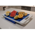 thumbnail image 6 of Karving King KK2 20 x 12 in. Dripless 2 in 1 System Cutting Board, Red, 6 of 9
