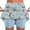 Blue#1, variant on LEBONYARD Tennis Skirts for Girls,Women's New Color Mid-waist Skirt Pants Sports Shorts Bottoming Skirt Pants Black S