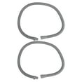 thumbnail image 1 of Miangastore Drain Hose Washer Machine Hose Thickened Grey 2Pcs 55.1X1.6X1.6In, 1 of 8