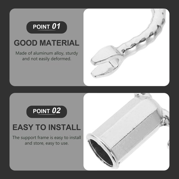 ETEREAUTY 5Pcs Metal Branch Support Plated Silver for Fruited Trees Plant Training and Gardening Supplies