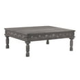 thumbnail image 1 of Maven Lane Emin Handmade Heritage Wooden Rectangular Coffee Table, Grey Finish, 1 of 8