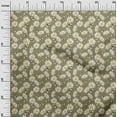 thumbnail image 3 of oneOone Georgette Viscose Brown Fabric Floral Sunflower With Honey Bee Dress Material Fabric Print Fabric By The Yard 42 Inch Wide, 3 of 4