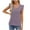 Purple, variant on VERUGU Womens Tops Cap Sleeve V-Neck Pleated Shirts Summer Solid Short Sleeve Loungewear T-shirts Casual Loose Comfy Blouses for Leggings Wine L