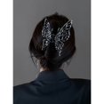 thumbnail image 3 of Pinzas para el cabello de mariposa líquida de Metal para mujer, pinzas en forma de garra para cabello grueso, pasadores de pelo geométricos Vintage, diadema para niña, 3 of 3