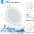 thumbnail image 3 of 6-Pack Dimmable LED Recessed Spotlights, 6W 4000K Natural White, IP65, Ultra-Thin 35mm, Hole Diameter Φ68-80mm, AC230V, Compatible with Philips, 3 of 5