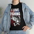 thumbnail image 3 of Funny I Love Drinking Beer While I'm Fishing Gift Fishing T-Shirt, 3 of 3