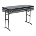 thumbnail image 4 of Lifetime 4 Foot Rectangle Adjustable Height Table, Indoor/Outdoor Commercial Grade, Black (80917), 4 of 13