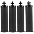 thumbnail image 1 of Water Filter Silver Infused Replacement for Berkey® BB9-2® Black Carbon Block Filters System,Compatible with Berkey® Gravity Countertop Purification Elements,Pack of 4, 1 of 6