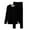 Black, variant on Men Fashion Thermal Underwear Couples Wool Cotton Sweater Silk Long Casual Winter Warm Plush Lined Base Layer Soft Thicken Plush Tops Bottoms