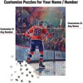 thumbnail image 2 of Wooden Jigsaw Puzzles for Adults - Custom Name and Number on (St. Louis) Ice Hockey Player Art Photo - 300 500 1000PCS Puzzles Game Home Wall Decor, 2 of 5