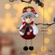 thumbnail image 3 of Christmas Snowman Ornaments Christmas Tree Hanging Decorations Santa Claus Figurine Xmas Party Decor for Kids Gift Holiday, 3 of 5