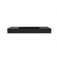 thumbnail image 4 of Castello USA Inc Juniper 48" Stone Bathroom Sink w/No Faucet Hole in Black, 4 of 4