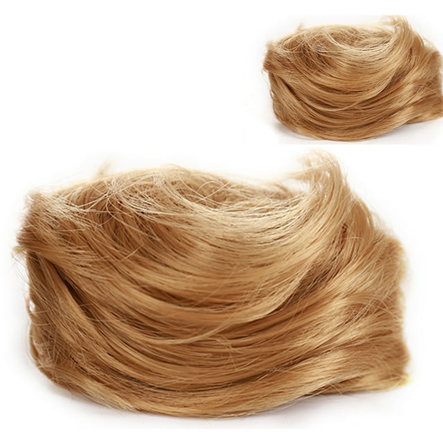 Pièce de Cheveux Chignon Décoiffé à Clipser Extensions de Cheveux à Griffes Queue de Cheval Naturelle Peignes Synthétiques Ajout de Volume Capillaire pour Femmes