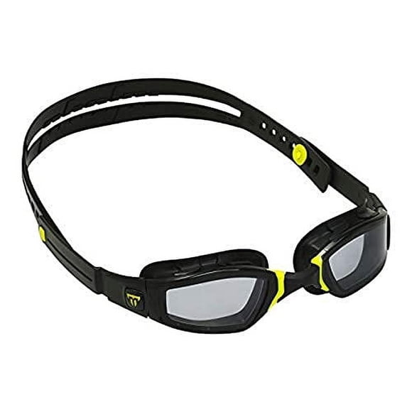 Gafas de natación Phelps Ninja Smoke Lens color negro y amarillo