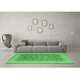 thumbnail image 3 of Ahgly Company Indoor Rectangle Oriental Emerald Green Industrial Area Rugs, 8' x 12', 3 of 4