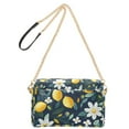 thumbnail image 2 of FORMRS Women Crossbody Purse with Chain Strap Vegan Leather Shoulder Handbag, Lemon Flowers, 2 of 7