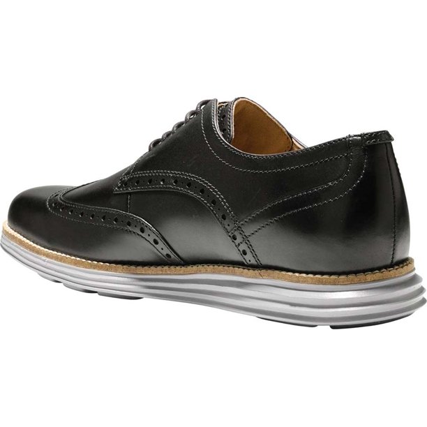 Men's Cole Haan W.Original Grand Wingtip Oxford Black Leather 9.5