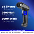 thumbnail image 4 of TEEMI TMSL-55CR Bluetooth 5.0 Wireless Barcode Scanner With USB Cradle, 4 of 8