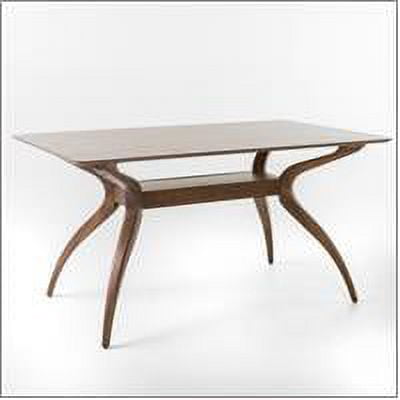 Noble House Roosevelt Dark Grey Fabric and Walnut Wood Dining Set