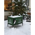 thumbnail image 1 of Caseta exterior para gatos Engtesy, impermeable, con calefacción, verde, 1 of 7