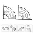 thumbnail image 4 of Weiweiguan 2pcs Shelf Support Bracket Wall Mounted Triangle Rack Shower Shelf With Screws, 4 of 7