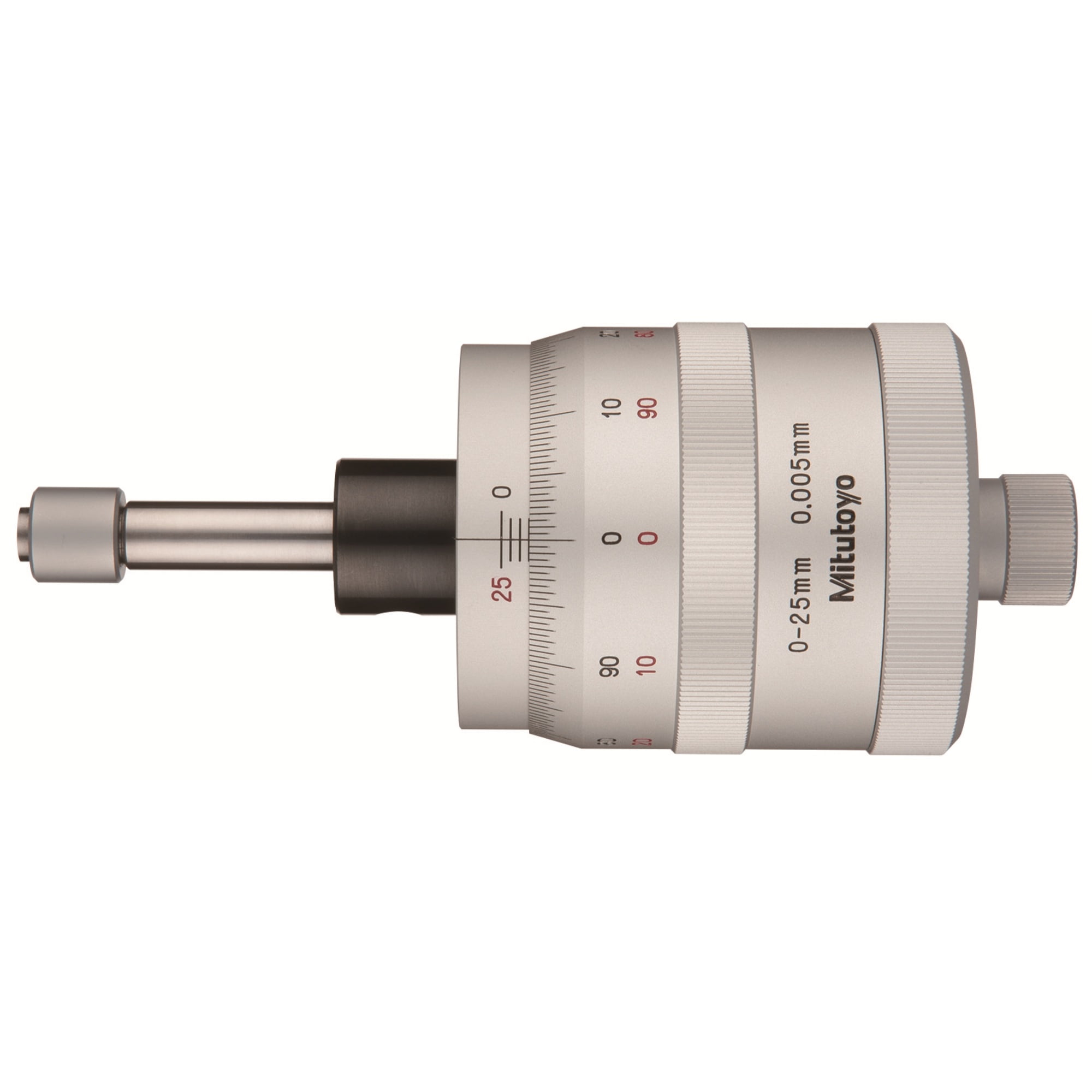 Micromètre Mitutoyo 153-202 - Plage 0-25mm, Précision 0,001mm, Tête Non Rotative En Carbure, D'occasion