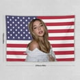 thumbnail image 4 of Madelyn Star Cline Tapestry Pink American Flag Wall Hanging College Dorm Decor Room Poster For Bedroom Living Room Gifts, 4 of 22