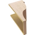 thumbnail image 6 of 10"W x 10"D x 20"H Wide Garner Rough Cedar Woodgrain TimberThane Corbel, Primed Tan, 6 of 6