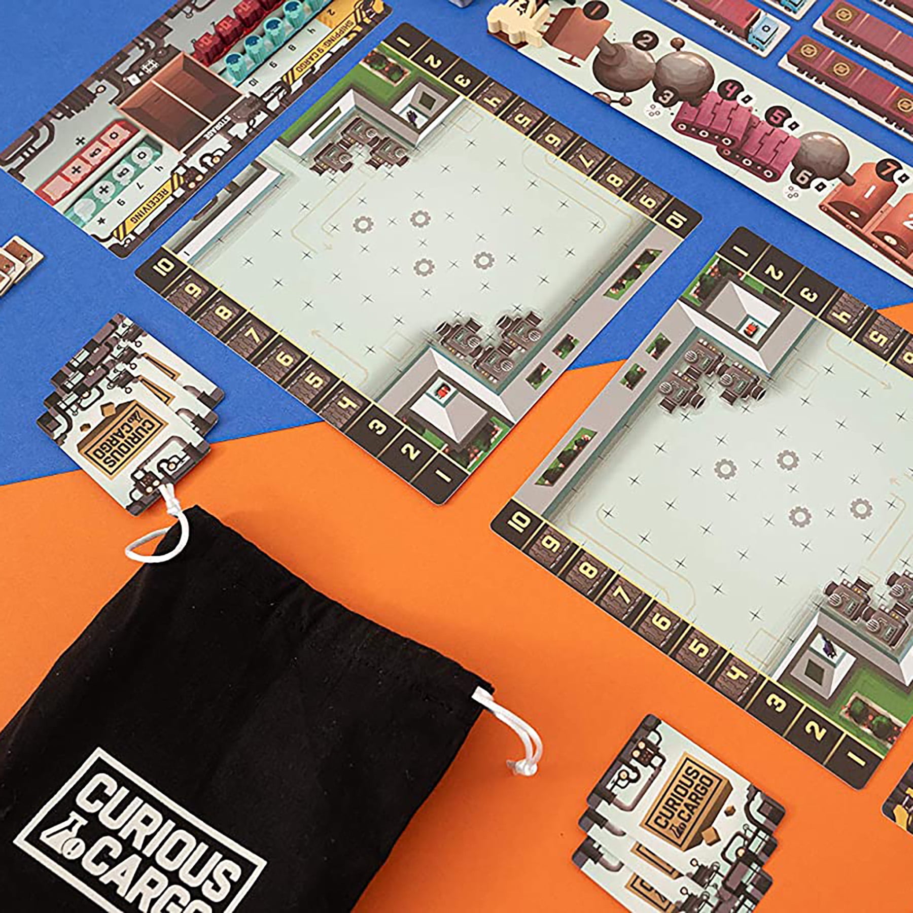Capstone Games: Curious Cargo - Strategy Board Game, 2 Players, Ages 14+, 30 to 60 Min Game Play