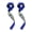 Blue, variant on Lifting Wrist Straps for Weightlifting, Weightlifting Support Gear, Anti-Slip Thumb Loop for Gym Workout 22.5 Inch Cotton