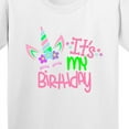 thumbnail image 4 of Inktastic It's My Birthday Unicorn Youth T-Shirt, 4 of 5