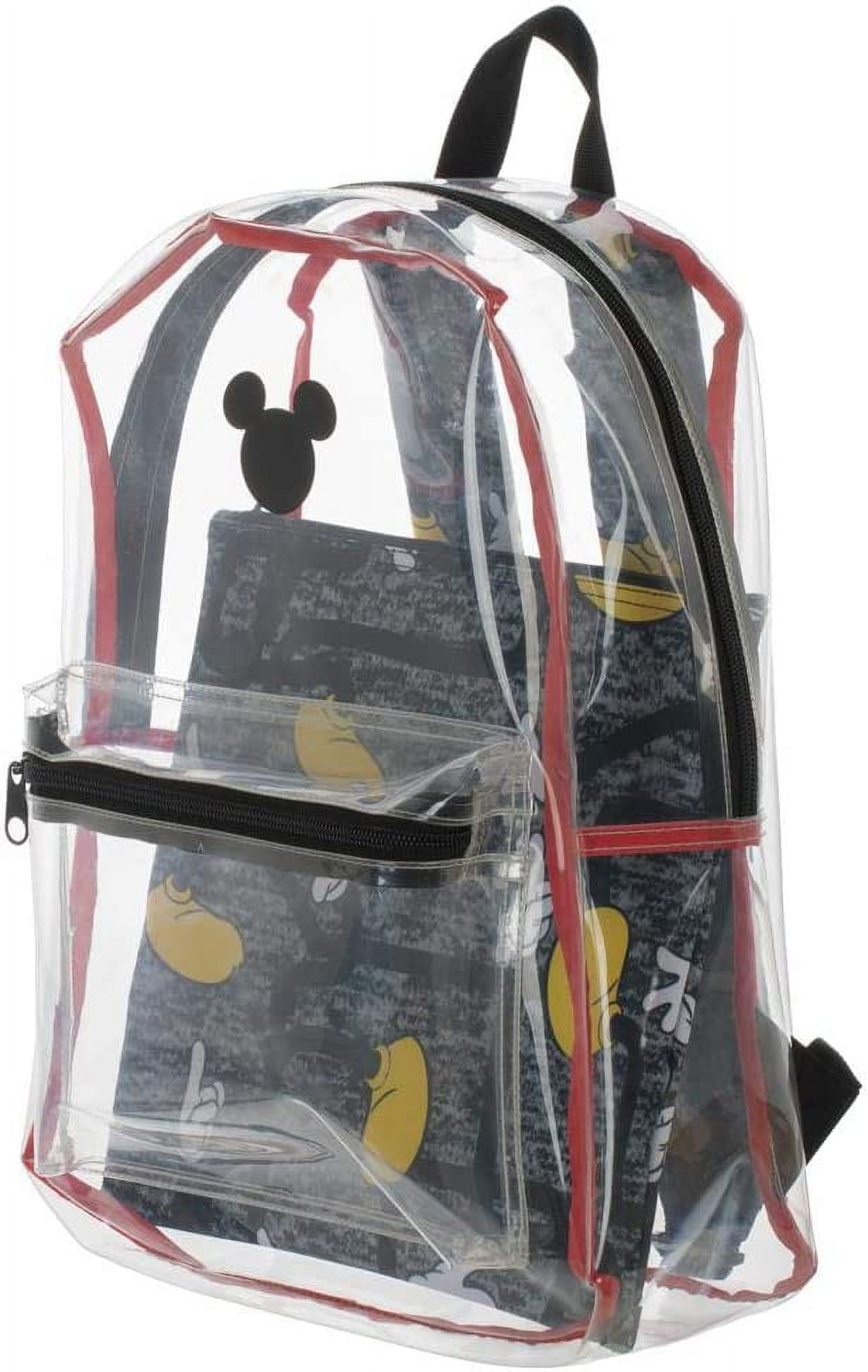 Mickey mouse clear backpack hotsell