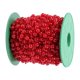 thumbnail image 2 of Rollo de 60 m de hilo de pescar, hebras de perlas artificiales, hilo de cuentas, cadena para envolver flores, guirnalda, ramos de boda, decoraciones para fiestas, suministros de bricolaje (rojo), 2 of 7