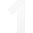 thumbnail image 1 of Au Bon Cake Clear Acrylic Template for Shaping Your Cake into Arial-Font 12-Inch Number 1, 1 of 5
