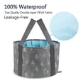thumbnail image 4 of Collapsible Foot Bath Basin Portable Foot Bath Spa Tub Multifunctional Folding Water Bucket Hot Water Container for Soaking Feet Washing Outdoor Camping, 4 of 6