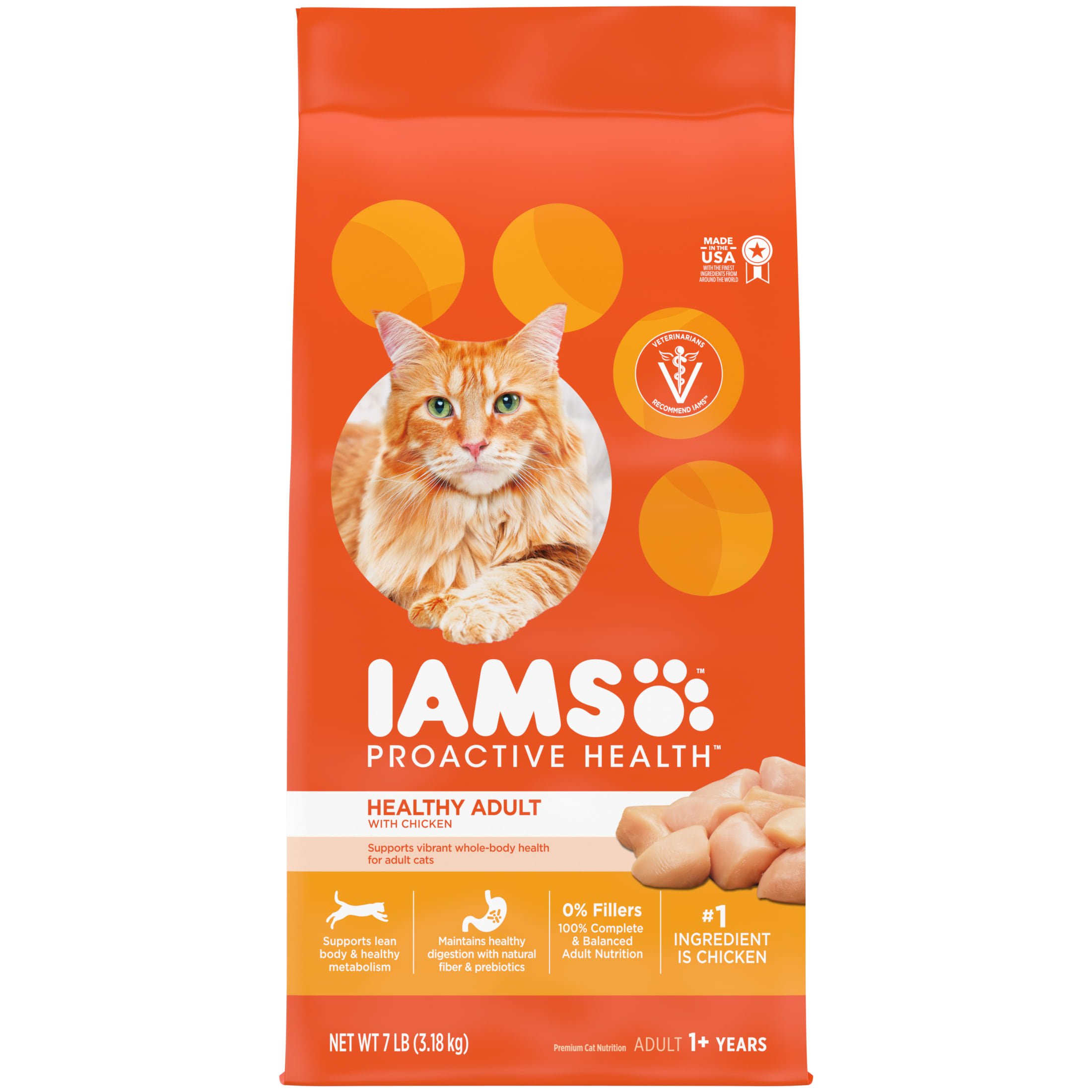 Iams Proactive Health Chicken Dry Cat Food 7 Lbs photo 1