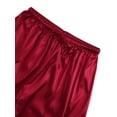 thumbnail image 6 of Deago Men's Satin Silky Pajama Pant Long Pj Bottoms Soft Lounge Sleep Pants with Drawstring (Red, 2XL), 6 of 8